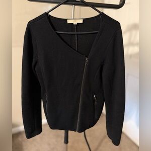 Loft moto style sweater jacket